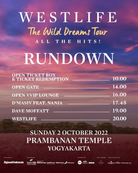 Rundown Westlife - The Wild Dreams Tour