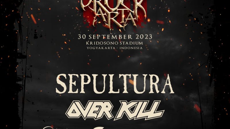 Sepultura dan Overkill Siap Guncang Jogjarockarta Festival 2023